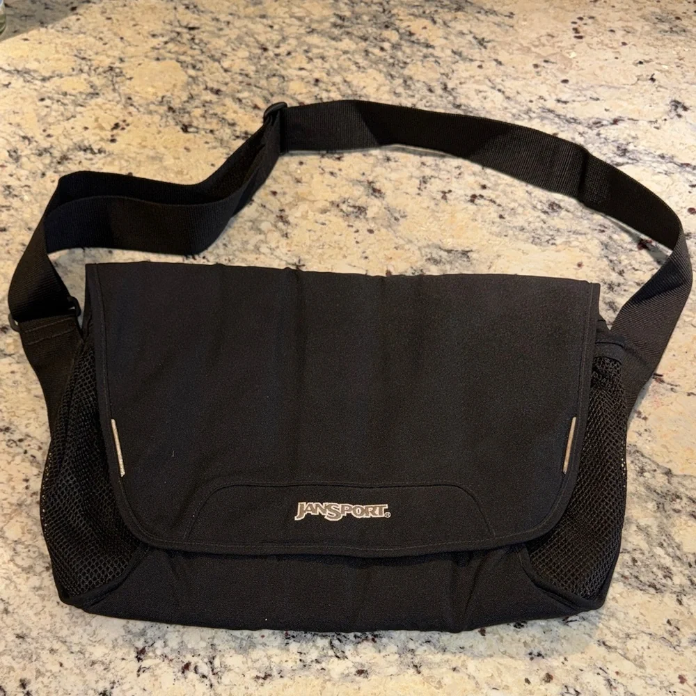 Jansport Black Crossbody Messenger Bag